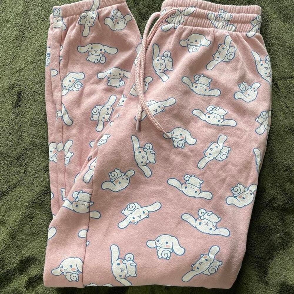 Cinnamoroll sanrio pink sweatpants